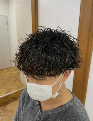 パーマ シャドウパーマ/立川 メンズ/コタロウのヘアスタイル
