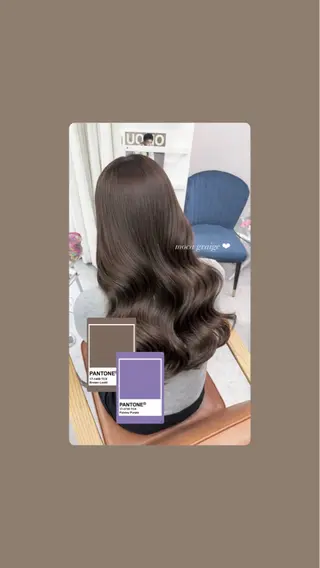 ロング 艶カラー/髪質改善 サラサ💟のヘアスタイル