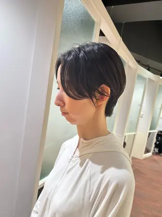 ショート マンツーマン 縮毛矯正/マユコのヘアスタイル