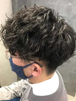 パーマ メンズ Noyヨシモト ヒロトのヘアスタイル