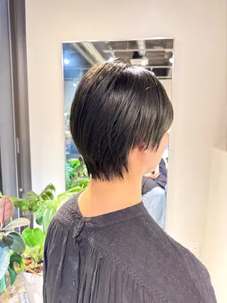 ショート カラー 髪質改善マスター 長尾勇弥/梅田中津のヘアスタイル