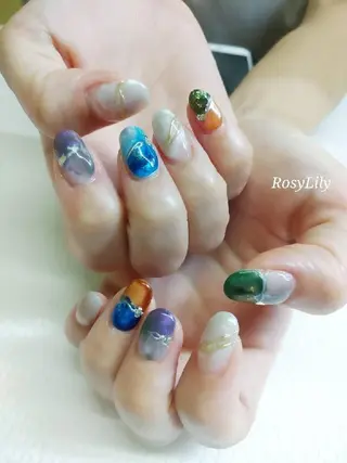 ネイル プライベートサロン Rosy Lilyのネイルデザイン