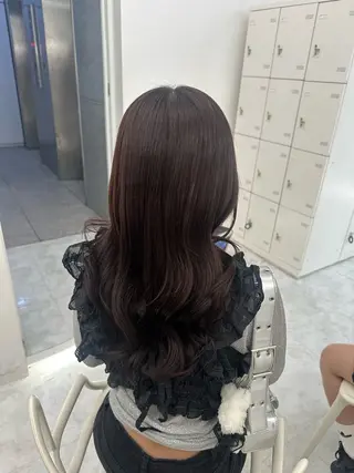 ロング カラー 透明感ベージュ🎀 Anju/渋谷🎀のヘアスタイル