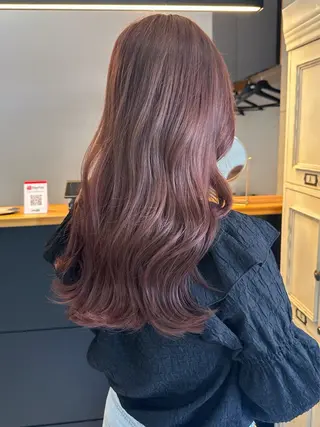 ロング カラー ヘアセット🎀透明感 カラーHiROEのヘアスタイル