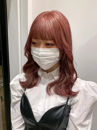セミロング カラー ヘアアレンジ yuka .のヘアスタイル