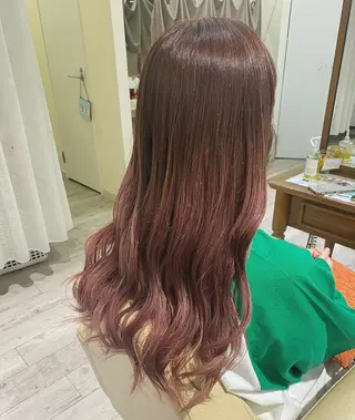 ロング カラー 後藤 瀬奈のヘアスタイル