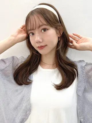 ロング カラー 韓国ヘア☁️ mitsukiのヘアスタイル