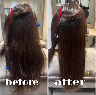 ロング Lutia 新宿 髪質改善/アカリ🎀のヘアスタイル