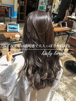 セミロング カラー 韓国美髪矯正✂️ 佐藤ヒロのヘアスタイル