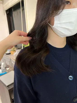 セミロング カラー Froom🌻 村上夏菜のネイルデザイン