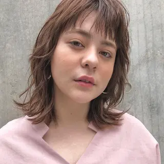 ミディアム カラー 【ダメージレス施術】 【透明感】北村 拓也のヘアスタイル