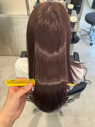 ロング 髪質改善/艶カラー 縮毛矯正/みほのヘアスタイル