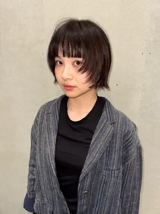 ショート カラー センスをお届けします 大谷将生infpのヘアスタイル