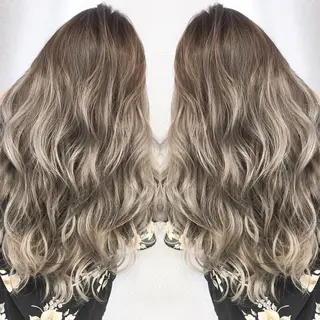 ロング カラー パーマ ネイル マツエク・マツパ 井上 一平のヘアスタイル