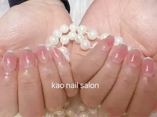ネイル kao nail マグネット/長さだしのネイルデザイン