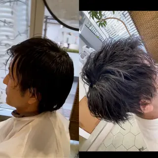 ショート パーマ メンズ 堤太志 メンズパーマ特化のヘアスタイル