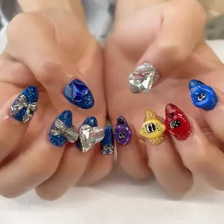 ネイル 💎🐰 saki. m 🐰💎のネイルデザイン