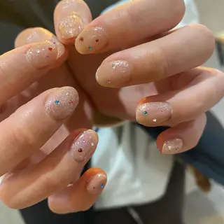 カラー ネイル scre as Etelのネイルデザイン