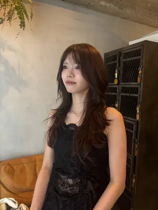 ロング 名古屋/大須/ カットモデル/なつみのヘアスタイル