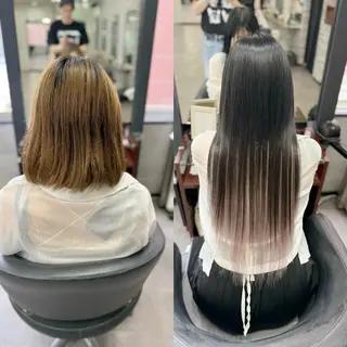 ミディアム 💎エクステ専門店 BIZE梅田🇰🇷のヘアスタイル