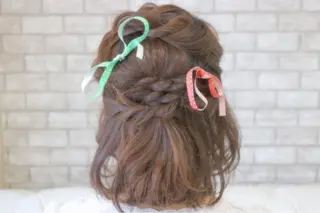 ミディアム 柳澤 興輝のヘアスタイル