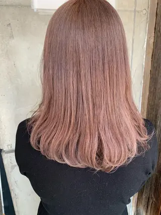セミロング カラー 平野 優奈のヘアスタイル