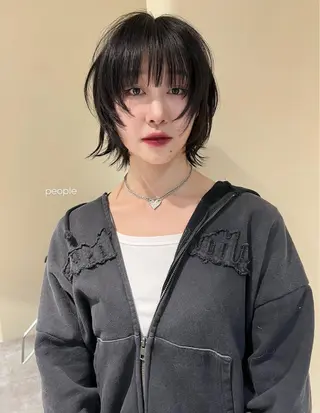 ショート ボブ/透明感カラー Fukaのヘアスタイル