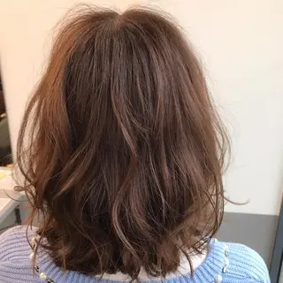 ミディアム カラー 伊藤 華紀ᵕ̈*のヘアスタイル