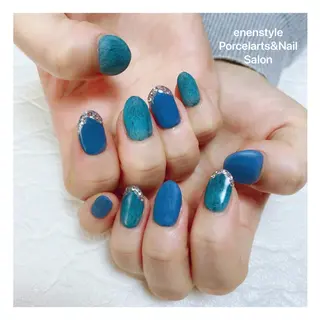 ミディアム ネイル 👑enen style👑のネイルデザイン