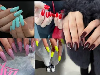 ネイル 渋谷T&B ロング ネイル/ユキ🤎のネイルデザイン