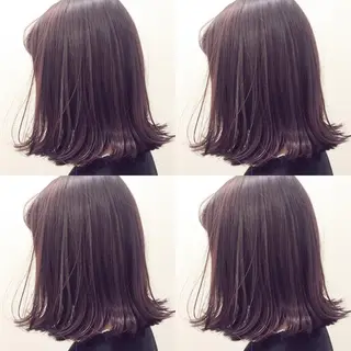 ミディアム カラー ヘアアレンジ 🫧柔色/トレンド カラー/川辺晴加のヘアスタイル