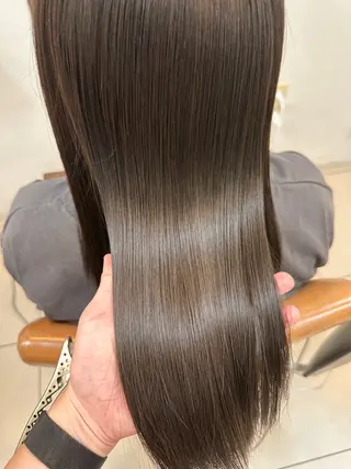 ロング カラー 藤田 祥平のヘアスタイル
