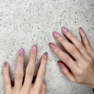 ミディアム カラー パーマ ヘアアレンジ メンズ キッズ ネイル マツエク・マツパ Salon Ｋのネイルデザイン