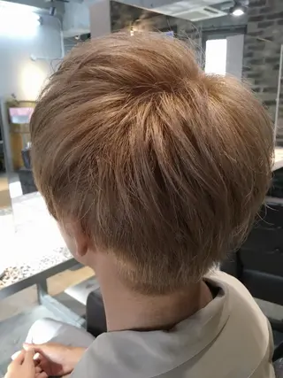 ショート カラー メンズ 代表 中島貴志のヘアスタイル