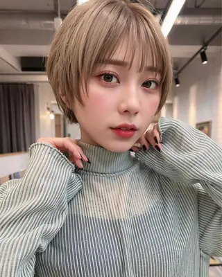 ショート 撮影モデル 様募集中🫧ももかのヘアスタイル