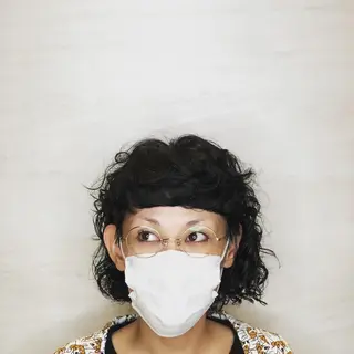 ショート パーマ 似合わせカット unix 藤田 学のヘアスタイル