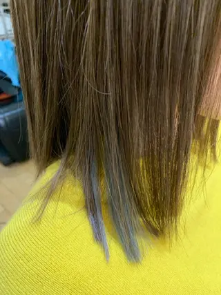 カラー 美容室 グラッシーヘアーのヘアスタイル