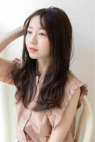 ロング パーマ 佐川 友里のヘアスタイル