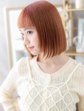 ミディアム カラー 艶髪カラー🤍ྀི 強矢 美紗希🩷ྀིのヘアスタイル