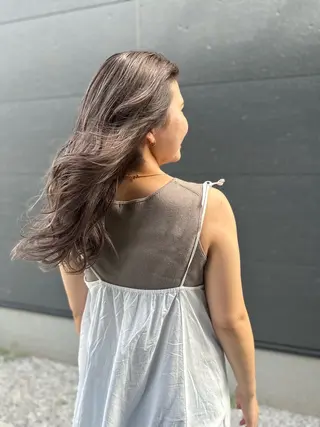 ロング カラー K Harukaのヘアスタイル