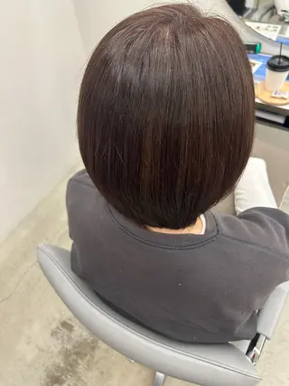 カラー 阿部 美波のヘアスタイル
