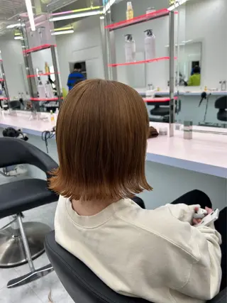ショート カラー ヘアアレンジ 🤍透明感カラー🤍 似合わせ🤍AINEのヘアスタイル
