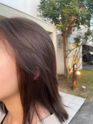 ミディアム カラー WISTARIA FIELD坂本結希奈のヘアスタイル