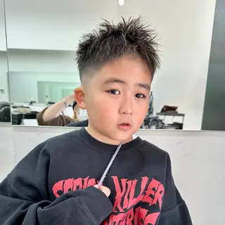 ショート メンズ キッズ ✂️大人のデザイン vivid✂️のヘアスタイル