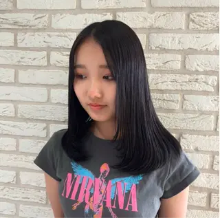 セミロング レイヤー×髪質改善 hinanoのヘアスタイル