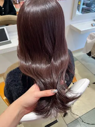セミロング ☁️彦坂唯有/ 透明感カラー☁️のヘアスタイル