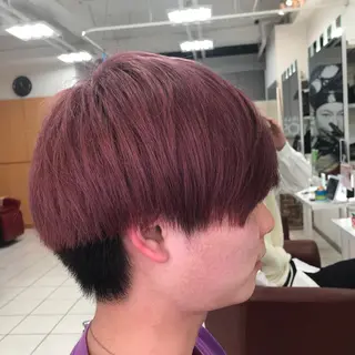 ショート カラー メンズ soin by poshのヘアスタイル