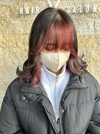 カラー 河野いずみ レイヤー/ボブ 🤍のヘアスタイル