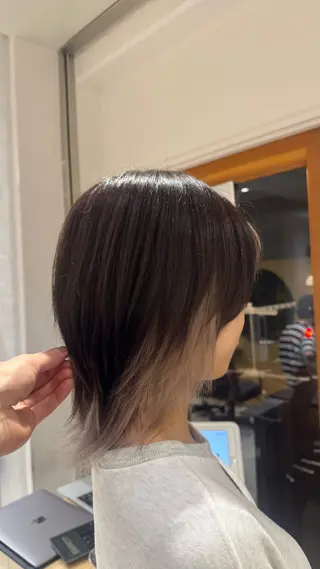 ショート カラー 🎨ハイトーン/ウル フ/ローライト/大夢のヘアスタイル