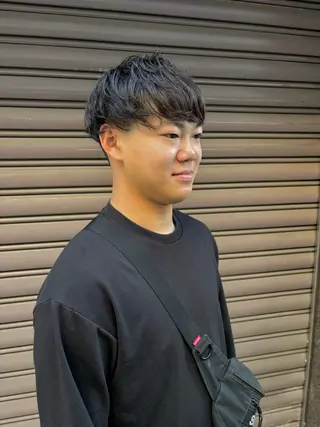パーマ メンズ 【メンズショート 特化】村斎　伶次のヘアスタイル